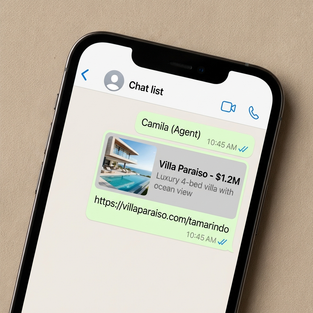 WhatsApp Sharing Preview